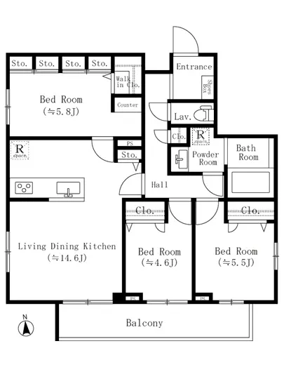 ザ・パークマナー千駄木 401