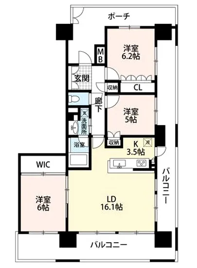 クレストシティレジデンス 8F