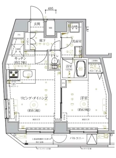 ベルシード品川西大井 1001