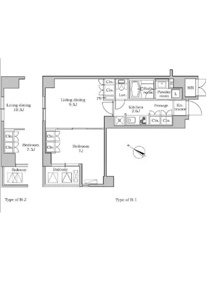 レジディア月島 302