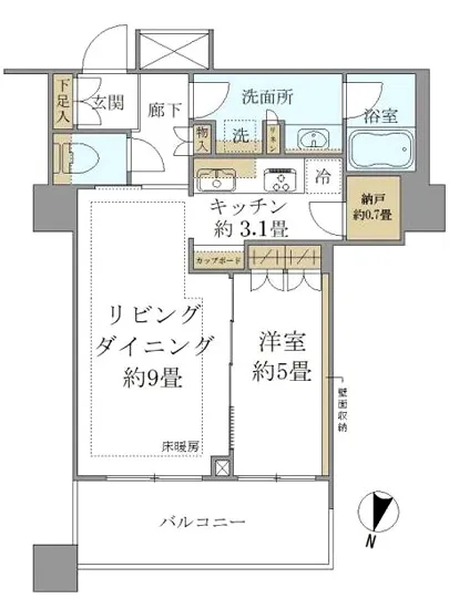 ブリリア大井町ラヴィアンタワー 908