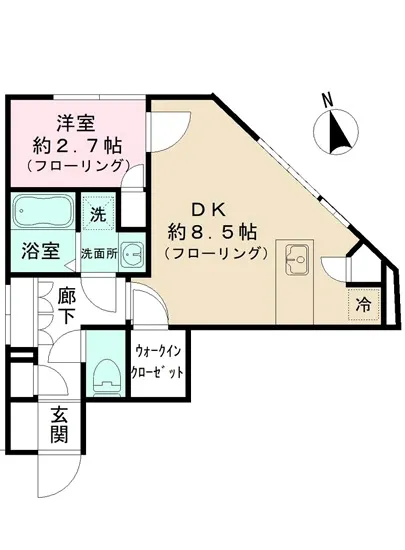 the RESIDENCE YAMABUKICHO 401