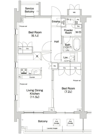 ヒューリックレジデンス新宿戸山 501