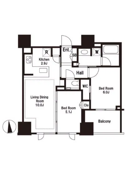 シティタワー白金 10F