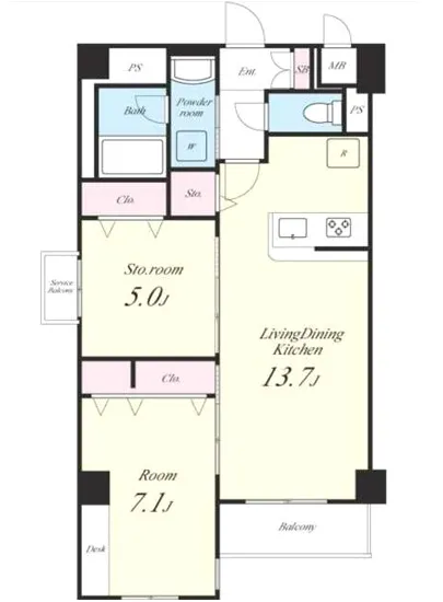 ガーデンコートA西高島平 105