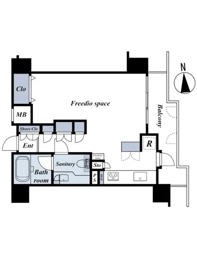 フリーディオ西麻布 11F