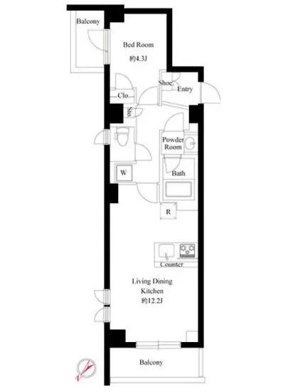 ラ・ミアカーサ中目黒 401