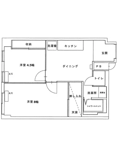 麻布狸穴ナショナルコート 2F