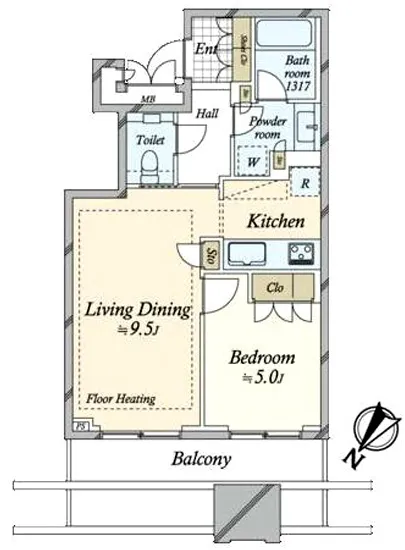 キャピタルゲートプレイス ザ・レジデンス 28F