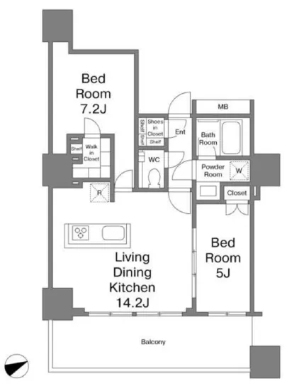 ローレルタワールネ浜松町 5F