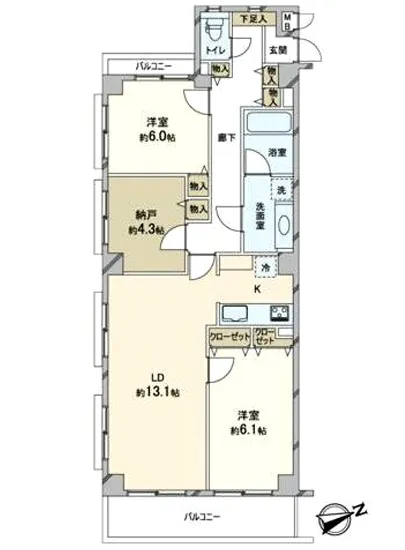 アルカンシエール白金 2F