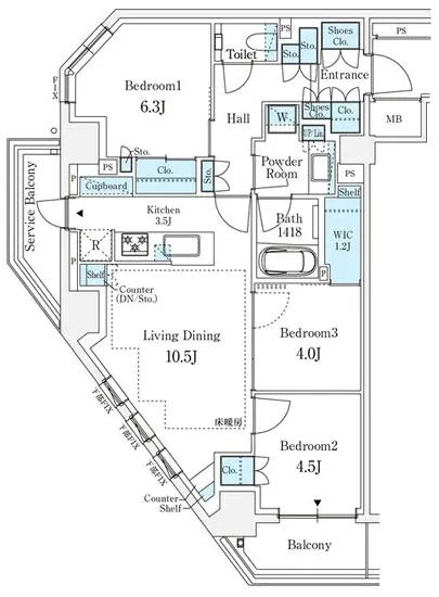 パークホームズ初台一丁目 401