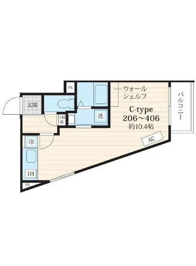 フォセット池田山 206