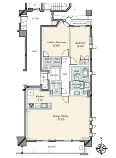 プラウド高輪 4F