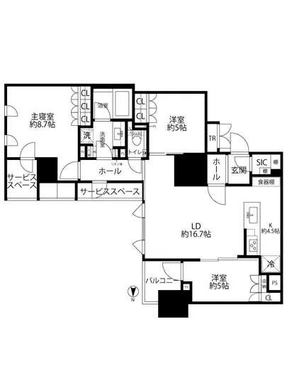 パークホームズ文京小石川ヒルテラス 405