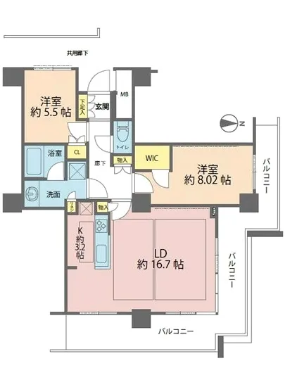 イーストコモンズ清澄白河フロントタワー 28F