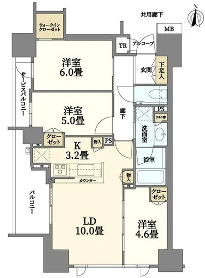 シティハウス蔵前キャピタルコート 12F