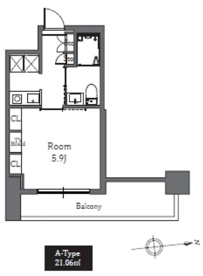 Totsu Residence Shiba 401