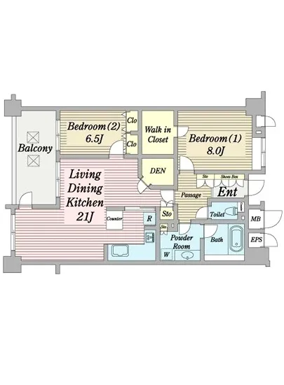 ライオンズステージ目黒本町 3F