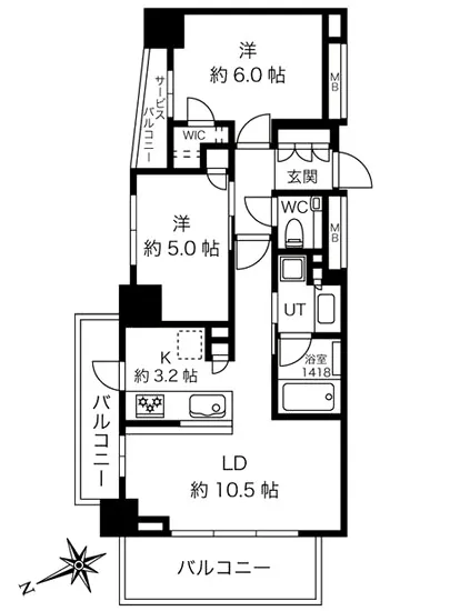 セントラルレジデンス西早稲田 13F