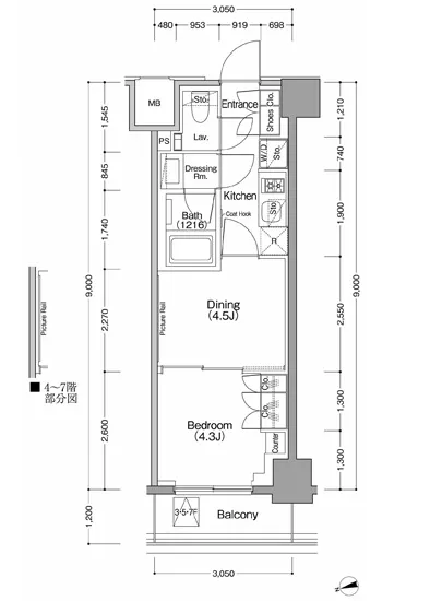 ザ・パークハビオSOHO祐天寺 407