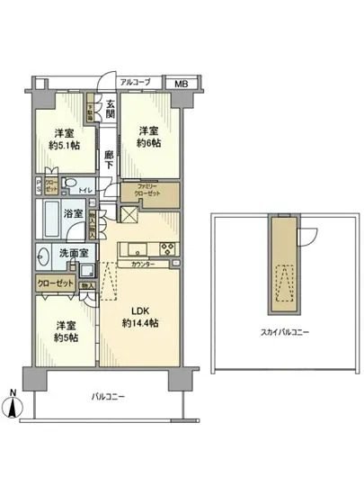ラヴィアンコート墨田業平 709