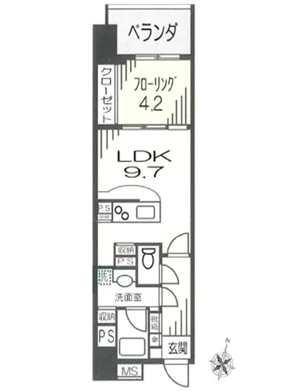 グローリオ新中野ブランデコ 702