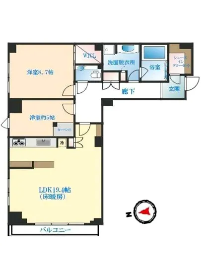 パークコート神楽坂 4F