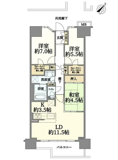 ザ・サウスキャナルレジデンス 5F