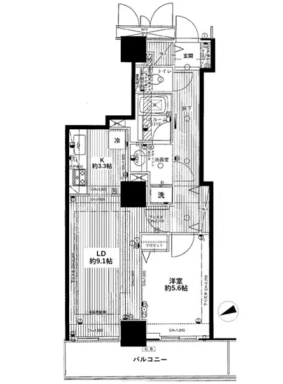 ライオンズタワー赤羽 607