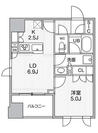 シーズンフラッツ新御徒町 403