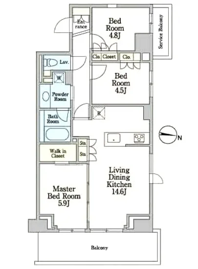 プライムメゾン江古田の杜 E-215