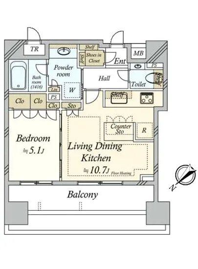 ベリスタ小石川竹早町 1F