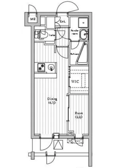 レジデンス東中野ガーデン 209