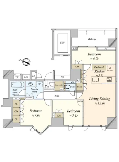 グランドメゾン白金高輪パークフロント 12F