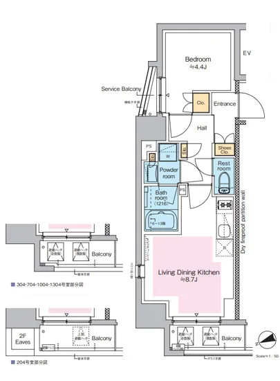 プラウドフラット虎ノ門 804