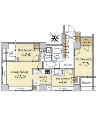 ハウスコート築地 1004