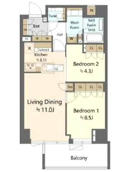 グランドメゾン白金高輪パークフロント 4F