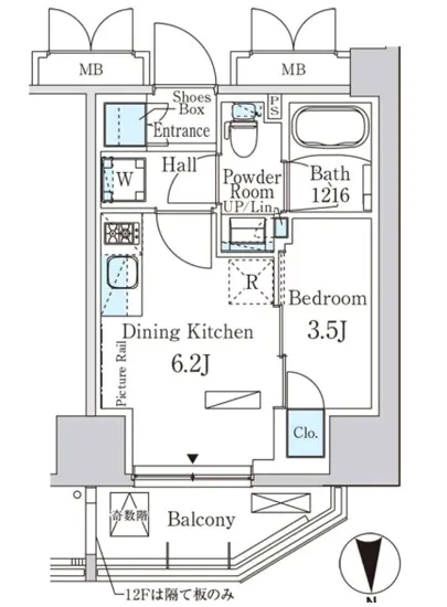 パークアクシス浅草田原町ガーデン 701