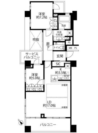 プラウド赤坂 601