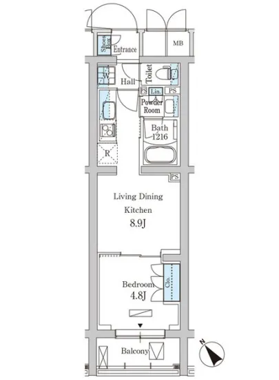 パークアクシス北千束MOCXION 208