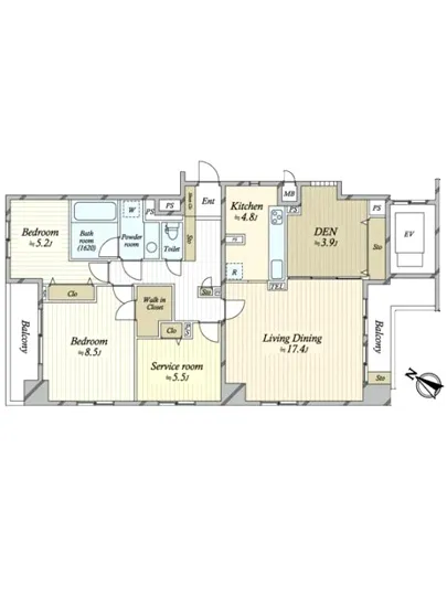コンフィール日本橋アクアシティ 6F