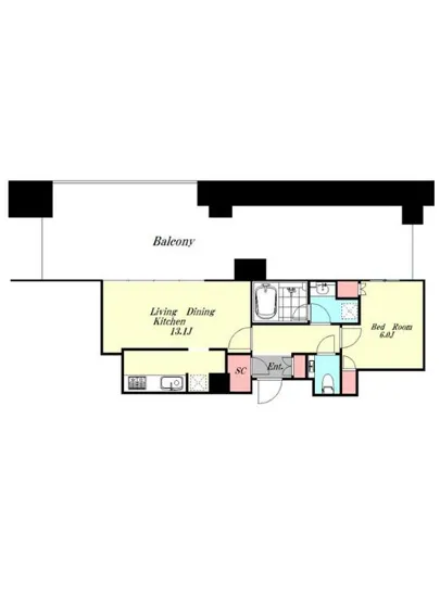 麻布台ヒルズガーデンプラザレジデンス 801