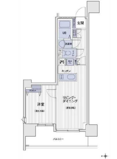エスティメゾン大島 801