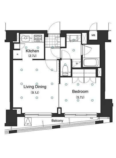 アパートメンツ白金三光坂 202