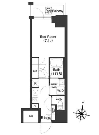 ミリアレジデンス広尾 701