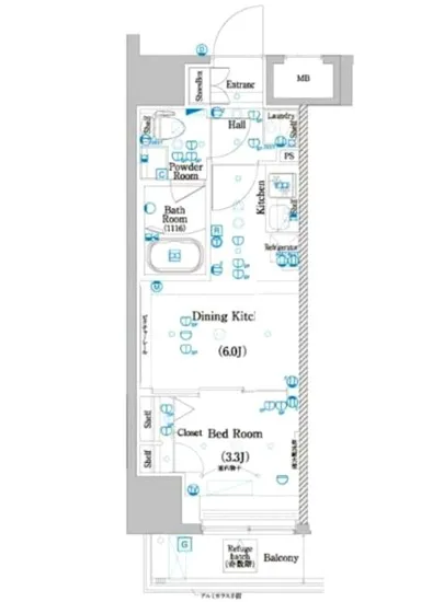 ラフィスタお花茶屋 805