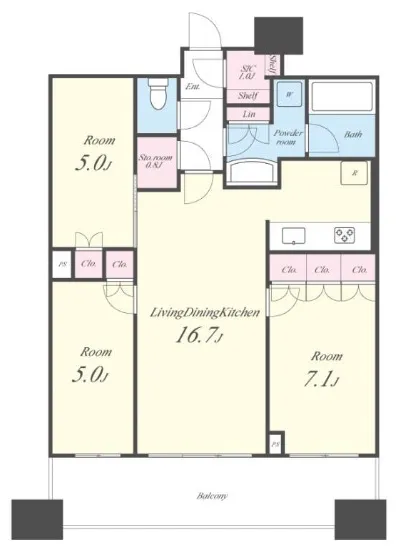 パークタワー勝どき S-1406