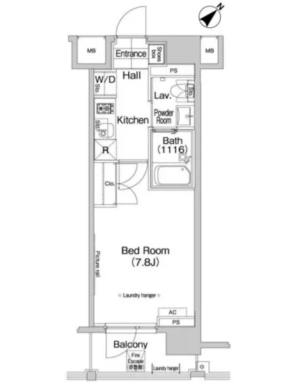 プラウドフラット八丁堀 202