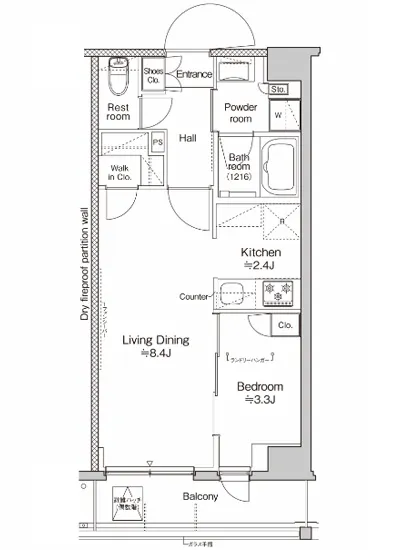 プラウドフラット墨田曳舟ディアージュ 208